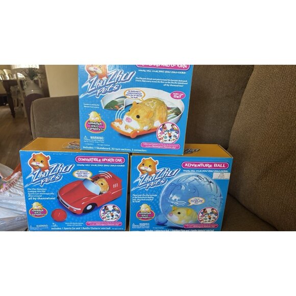 Zhu Zhu Pets Lot WHAT? 40 Ball Shops, Battle? Hamster Rockstars  Wild Bunch Kung - Picture 10 of 11